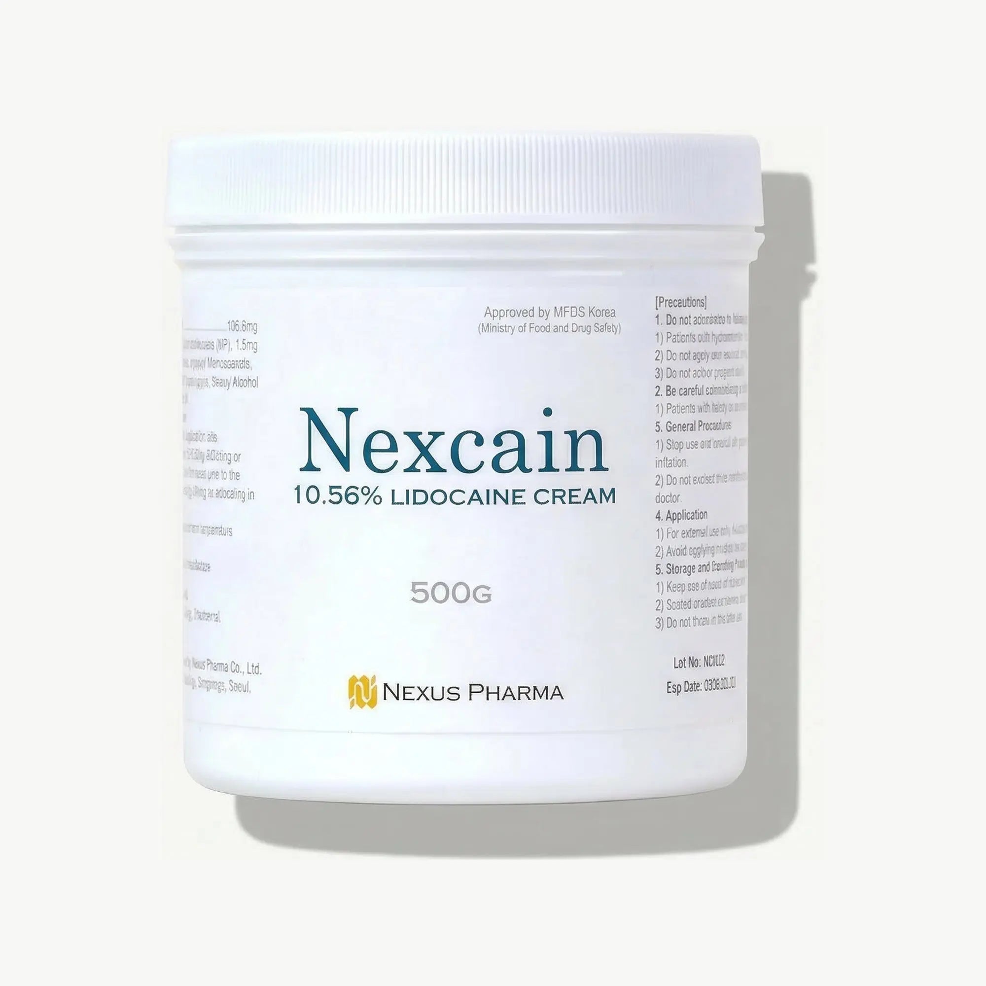 Nexcain 10.56% Lidocaine Cream – Glutanex
